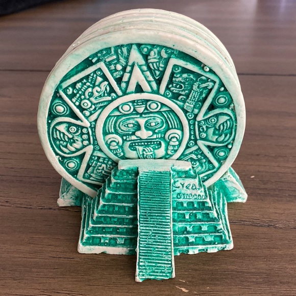 Other - NWOT Chichén Itzá Mayan Set of Coasters from Mexico